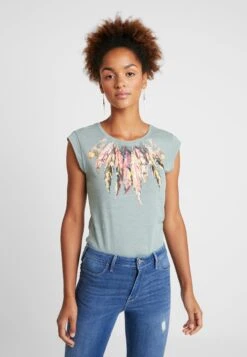 ONLY Bone Feel Box - T-Shirt Print - Chinois Green