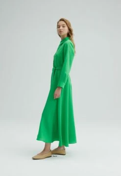 Belted - Maxi-Jurk - Green -Kleding Hoog Verkoopwinkel 58c91200ffb1457c86460b07b98fd4c6