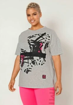 T-Shirt Print - Hellgrau