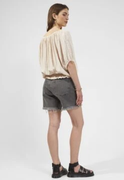 French Connection Artemas Scoop Neck- Overhemdblouse - Sand Dollar -Kleding Hoog Verkoopwinkel 5ad9483df7bc41c9a4e475207120e224