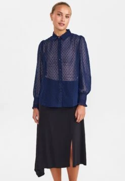 Nuelinora - Overhemdblouse - Dark Sapphire