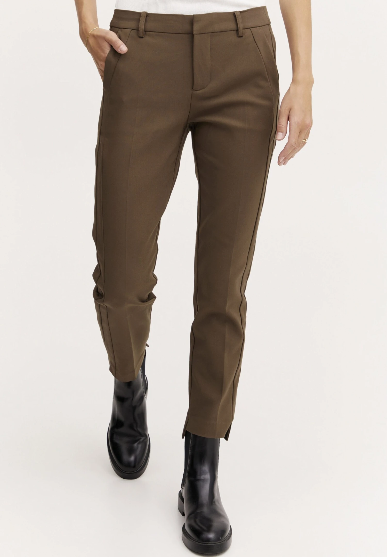 Fransa Frvita Tessa Pa 2 Ank - Broek - Rain Drum 3 Fransa Frvita Tessa Pa 2 Ank - Broek - Rain Drum