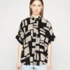 Monki Luca- Overhemdblouse - Black