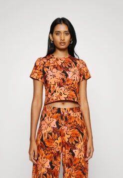 Danae Short Sleeve - T-Shirt Print - Marron