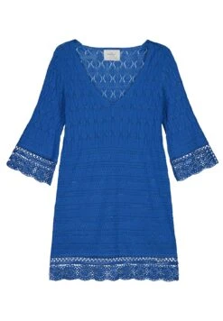 Springfield Short Structured - Gebreide Jurk - Dark Blue -Kleding Hoog Verkoopwinkel 64d22cd390c44201977f6885dd50d637