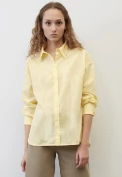 Marc O'Polo Long Sleeve Casual Modern Dropped Shoulder Solid - Overhemdblouse - Pale Sunflower