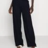 Wide Leg Trousers - Broek - Dark Blue -Kleding Hoog Verkoopwinkel 682a0193b36549ad96b36da9f66de38c