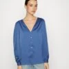 Vila Viellette V-Neck L/S - Blouse - Federal Blue