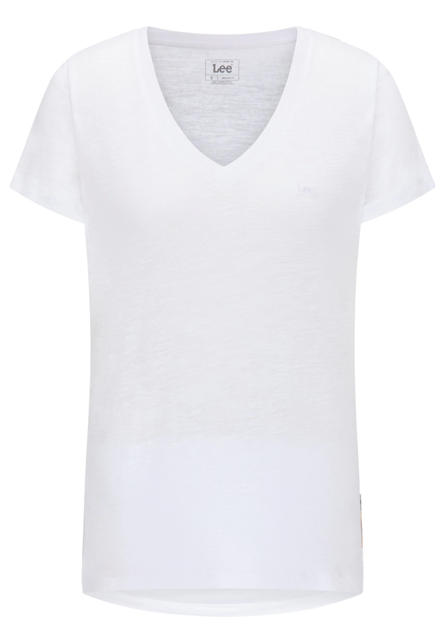 Lee V Neck Tee - T-Shirt Basic - Bright White 9 Lee V Neck Tee - T-Shirt Basic - Bright White - Image 7