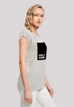 F4NT4STIC Self Care Short Sleeve - T-Shirt Print - Heather Grey -Kleding Hoog Verkoopwinkel 6e55f2936ec44556bcd9337d1eb4e124