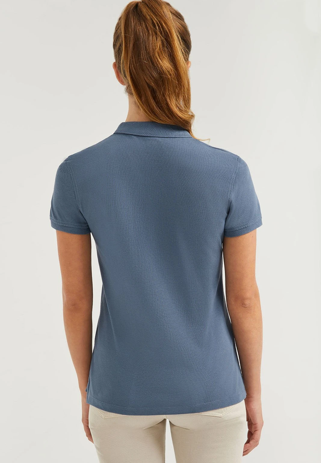 POLO CLUB Short Sleeve- Poloshirt - Denim Blue 4 POLO CLUB Short Sleeve- Poloshirt - Denim Blue - Image 3