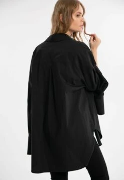 Oversize - Overhemdblouse - Black -Kleding Hoog Verkoopwinkel 6fae067cb6b5491f91c776ac37fd8c78