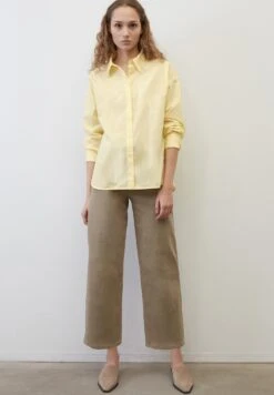 Marc O'Polo Long Sleeve Casual Modern Dropped Shoulder Solid - Overhemdblouse - Pale Sunflower -Kleding Hoog Verkoopwinkel 711ebf93890946468ae9c824cc031256
