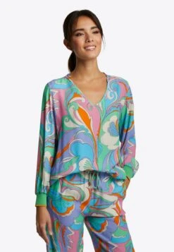 Rich&royal Blouse - Spring Bouquet Green