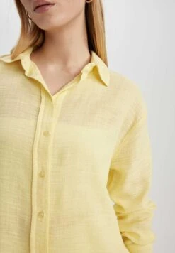 DeFacto Overhemdblouse - Yellow -Kleding Hoog Verkoopwinkel 7707085035f54e6b8024b45777908432