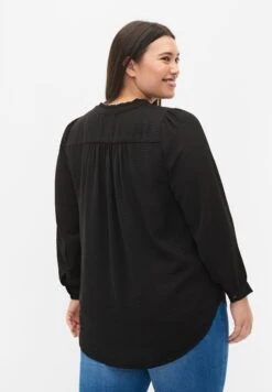 Zizzi Long Sleeved - Blouse - Black -Kleding Hoog Verkoopwinkel 7aefd21ecbd84b948531d1d2e7bf9da6