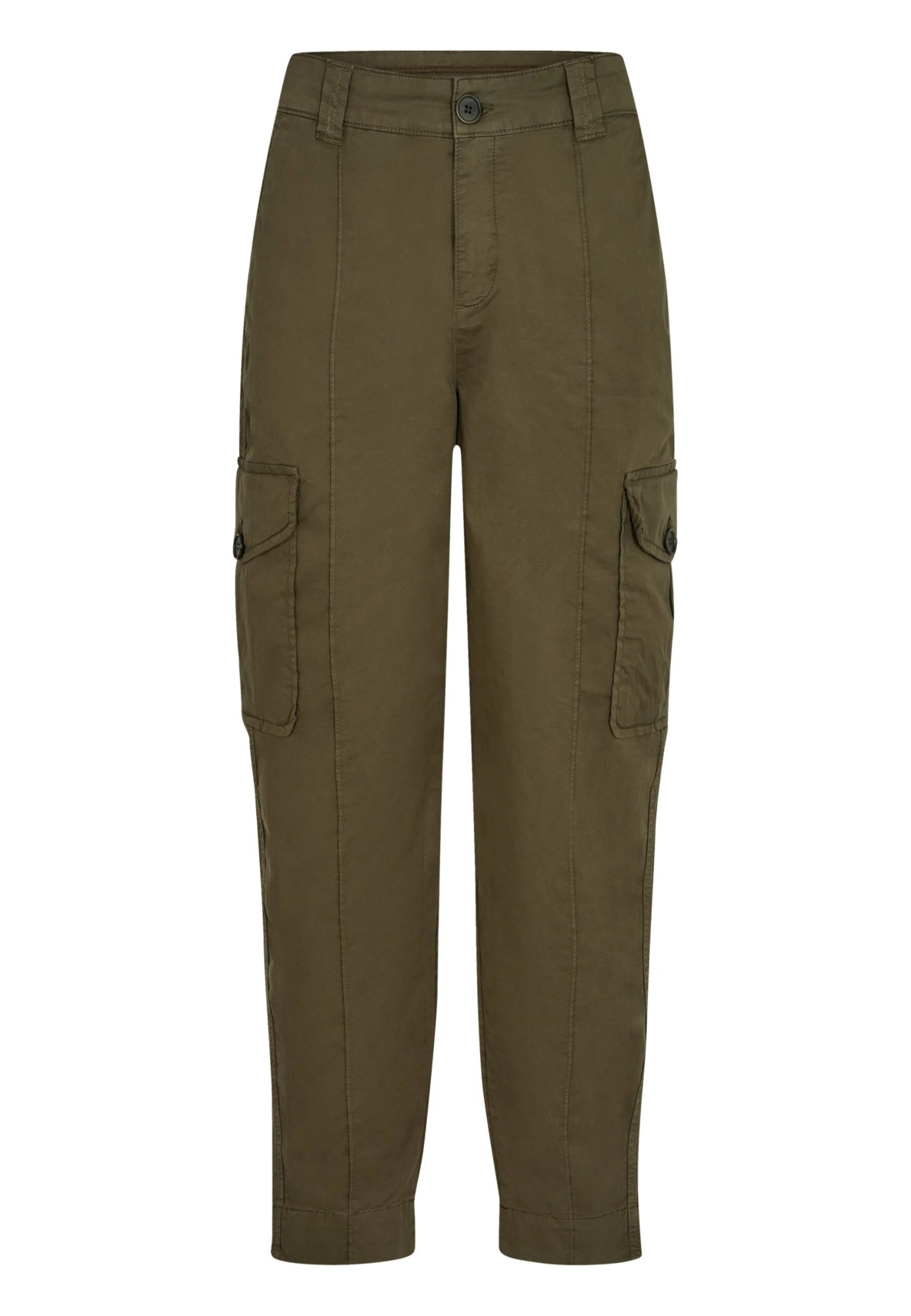 Mos Mosh Madisane Paper Pant - Cargobroek - Olive Night 7 Mos Mosh Madisane Paper Pant - Cargobroek - Olive Night - Image 5