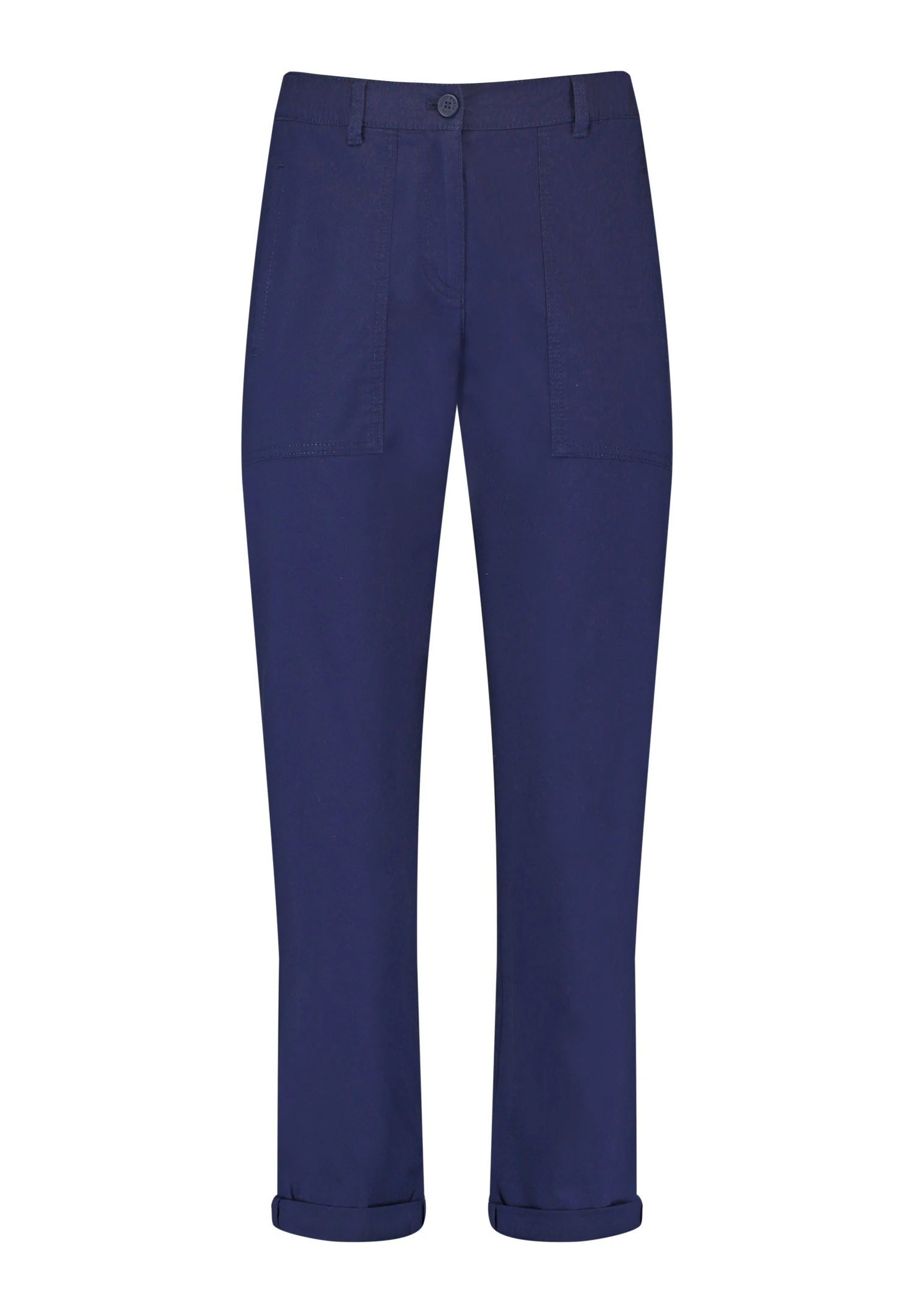 Gerry Weber Mit Dehnbund Und Aufges - Chino - Blueberry 7 Gerry Weber Mit Dehnbund Und Aufges - Chino - Blueberry - Image 5