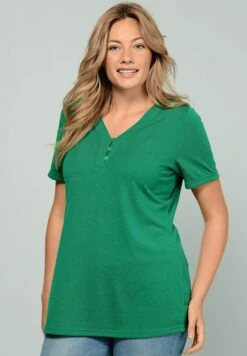 T-Shirt Basic - Smaragd