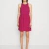 Edc By Esprit Fab Mix Dress - Jurk - Dark Pink -Kleding Hoog Verkoopwinkel 7d6cd563432847a3874e130c3ec62f56