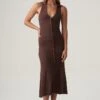 Gebreide Jurk - Chocolate -Kleding Hoog Verkoopwinkel 800bd5fb2295458789407b867c8c09bd