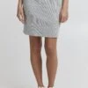 OXMO Oxlou - Kokerrok - Light Grey Melange -Kleding Hoog Verkoopwinkel 809ca7d1b6624e88bca4a0768b432fac