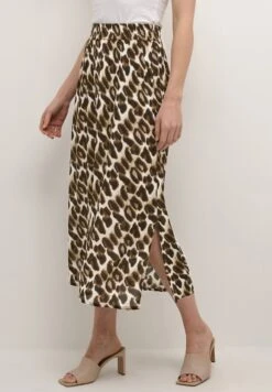 Kaffe With Elastic Waist - A-Lijn Rok - Leo Print
