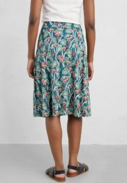 Jessica Grace - A-Lijn Rok - Poppies And Tulips Atlantic -Kleding Hoog Verkoopwinkel 8422a57fce4b4606a7e3c853b7b9e647