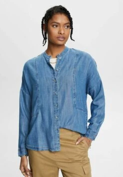 ESPRIT Leichte- Overhemdblouse - Blue Medium Washed New