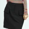MbyM Rounat - A-Lijn Rok - Black -Kleding Hoog Verkoopwinkel 873132695cc4458e83b9046225436c79