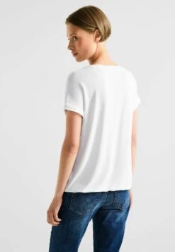 STREET ONE Mit Artwork - T-Shirt Print - Weiß -Kleding Hoog Verkoopwinkel 883585bf3dd44f138c8637df1f5426b4