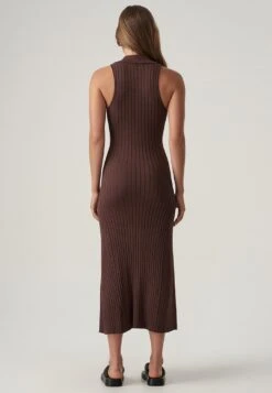 Gebreide Jurk - Chocolate -Kleding Hoog Verkoopwinkel 8ca58e15fa0b46fcabedf55a864ee2ad