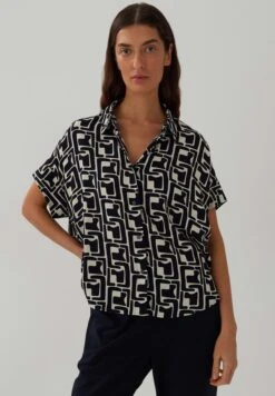 Someday Langarmbluse Zarko Print - Overhemdblouse - Ocean