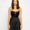 Calvin Klein Jeans Label Strappy Dress - Jurk - Black -Kleding Hoog Verkoopwinkel 8dc140951aa9449aafdf00707ec63ba4
