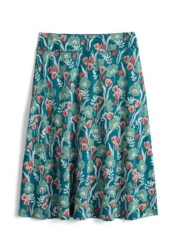 Jessica Grace - A-Lijn Rok - Poppies And Tulips Atlantic -Kleding Hoog Verkoopwinkel 90bd41b3202246a2ab928ab104b1944b