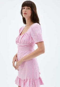 Balloon Sleeve - Jurk - Pink -Kleding Hoog Verkoopwinkel 91e219488360474aaee764c12dc1950f