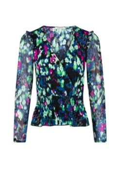 MORGAN Long-Sleeved - Blouse - Blue -Kleding Hoog Verkoopwinkel 929370ce2924443daf0ad9a238d6b6a9
