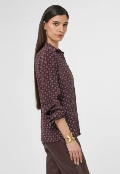 Overhemdblouse - Nussbraun Multicolor -Kleding Hoog Verkoopwinkel 944eebd1da8d4d77861d545af77db17c