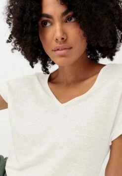 Kurzarm Aus Reinem- T-Shirt Basic - Naturweiss -Kleding Hoog Verkoopwinkel 96c834a9f572475e8cfbfca4d1f02d5c