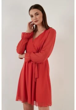 LELA Mini- Jurk - Orange -Kleding Hoog Verkoopwinkel 98ed146cbcc84bceb3cd7d7fcea6372a