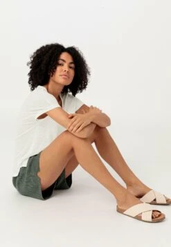 Kurzarm Aus Reinem- T-Shirt Basic - Naturweiss -Kleding Hoog Verkoopwinkel 9cf6dd050faa45289b437cfa46ba696a