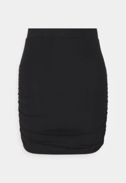 Pieces Petite Pcnala Ruching Skirt - Minirok - Black