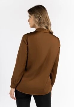 Dreimaster Baradello - Blouse - Braun -Kleding Hoog Verkoopwinkel 9e2096912fa741279aad43145b0edf26