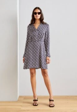 Marc O'Polo Modern Wrap Style Shirt Collar Long Sleeve - Cocktailjurk - Multi -Kleding Hoog Verkoopwinkel a0aac8f773074b68af56ef7b047c4e55