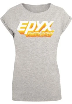 F4NT4STIC Retro Gaming Epyx Logo 3D - T-Shirt Print - Heather Grey -Kleding Hoog Verkoopwinkel a17196bd23154bfab6acf79d8886c0ce