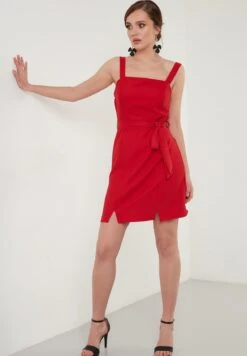 LELA Slim Fit - Jurk - Red -Kleding Hoog Verkoopwinkel a2688ed19af14725a8079e907e0d3be4