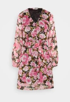 ONLY Onlsaga V Neck Button Dress - Jurk - Black Rosemary -Kleding Hoog Verkoopwinkel a67082126e2f449ba4f837d6c9a65aff