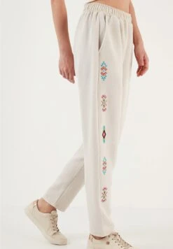 LELA Regular Fit - Trainingsbroek - Beige -Kleding Hoog Verkoopwinkel a7eba1caf9ca457e9356c4ae023c9aff