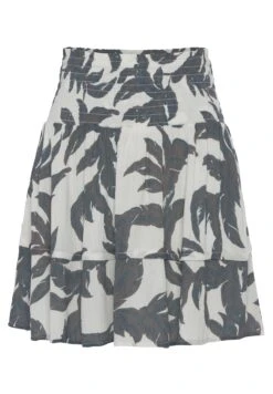 S.Oliver Crinkle - A-Lijn Rok - Sand Schwarz Bedruckt -Kleding Hoog Verkoopwinkel a94b2c39163c43e3b4ffe80884710ce9