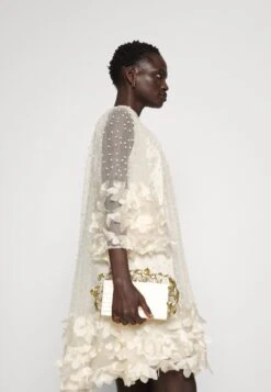 Feather Dress - Galajurk - Cream White -Kleding Hoog Verkoopwinkel a9afde9ad74a45d596fe0e926419d483